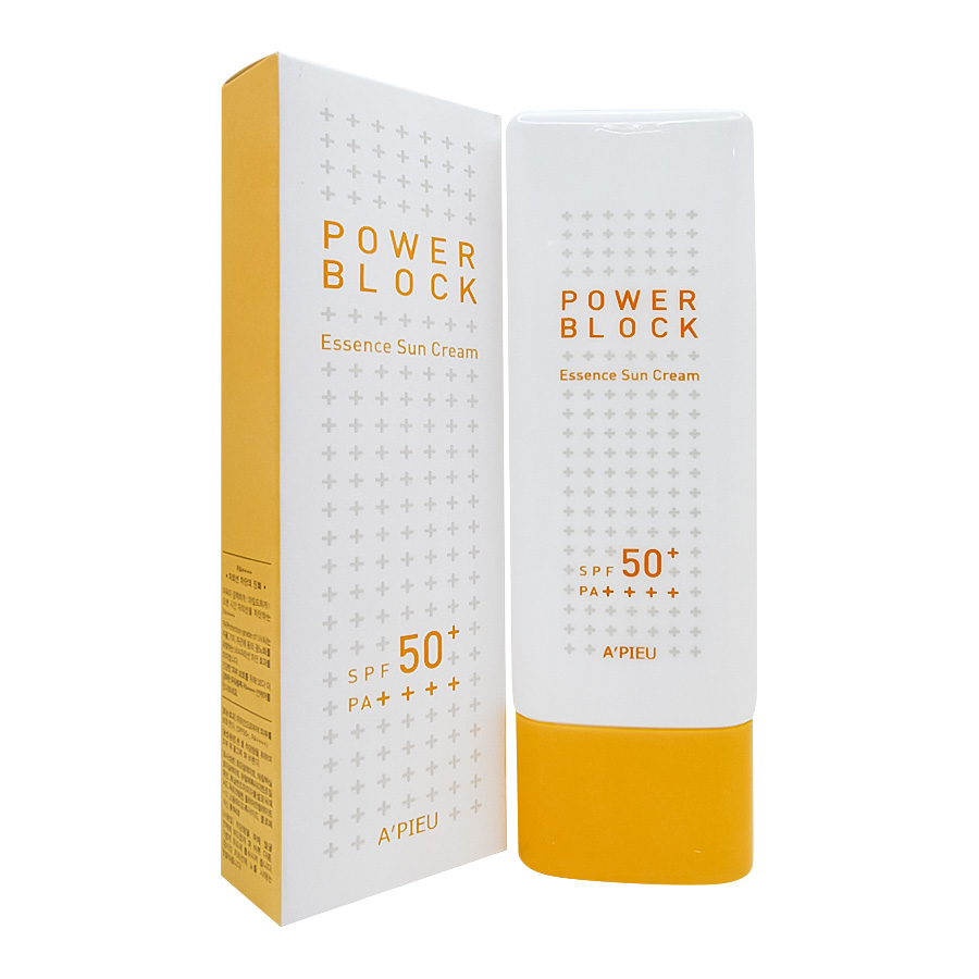 A'PIEU Power Block Essence Sun Cream SPF50+ PA++++ -