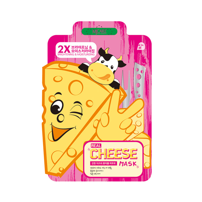 MJCARE Real Cheese Brightening & Moisturizing Mask