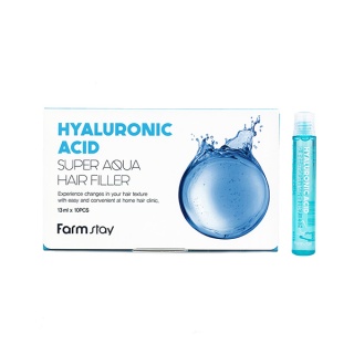 FarmStay Hyaluronic Acid Super Aqua Hair Filler Суперувлажняющий филлер для волос с гиалуроновой кис