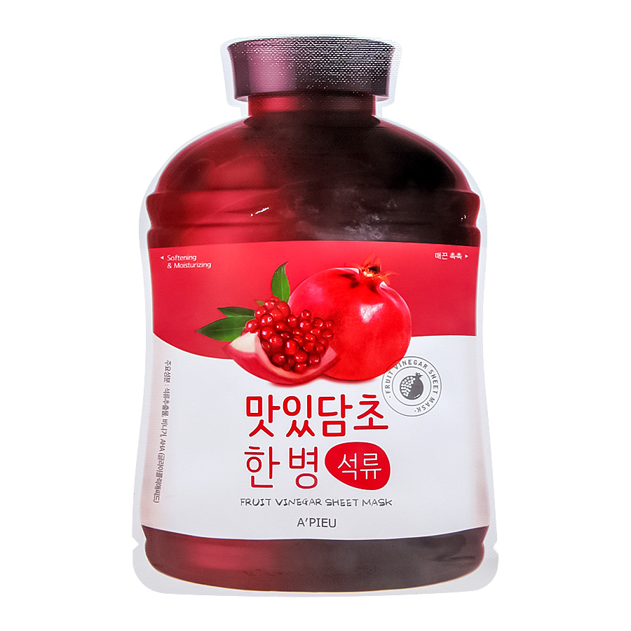 A'PIEU Fruit Vinegar Sheet Mask Pomegranate