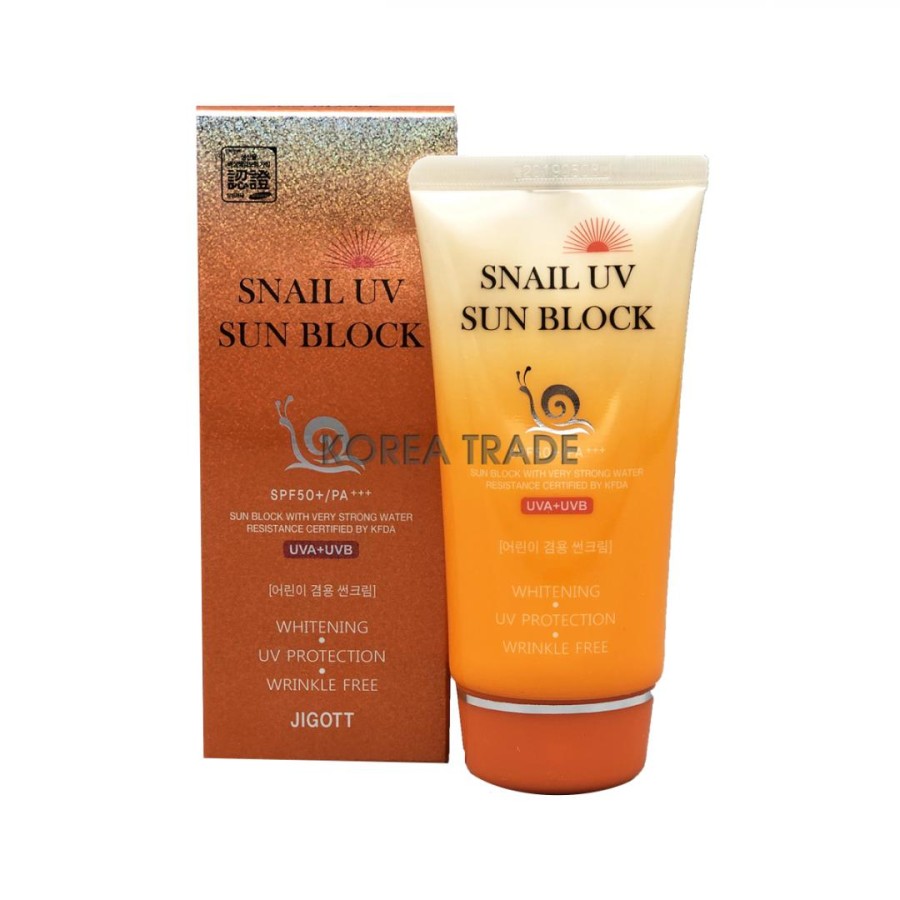 JIGOTT Snail Uv Sun Block Cream SPF50+/PA+++