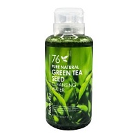 FarmStay 76 Pure Natural Green Tea Cleansing Water Очищающая вода с экстрактом зеленого чая   - оптом