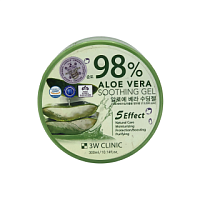 3W CLINIC 98% Aloe Vera Soothing Gel Универсальный увлажняющий гель с алоэ вера - оптом