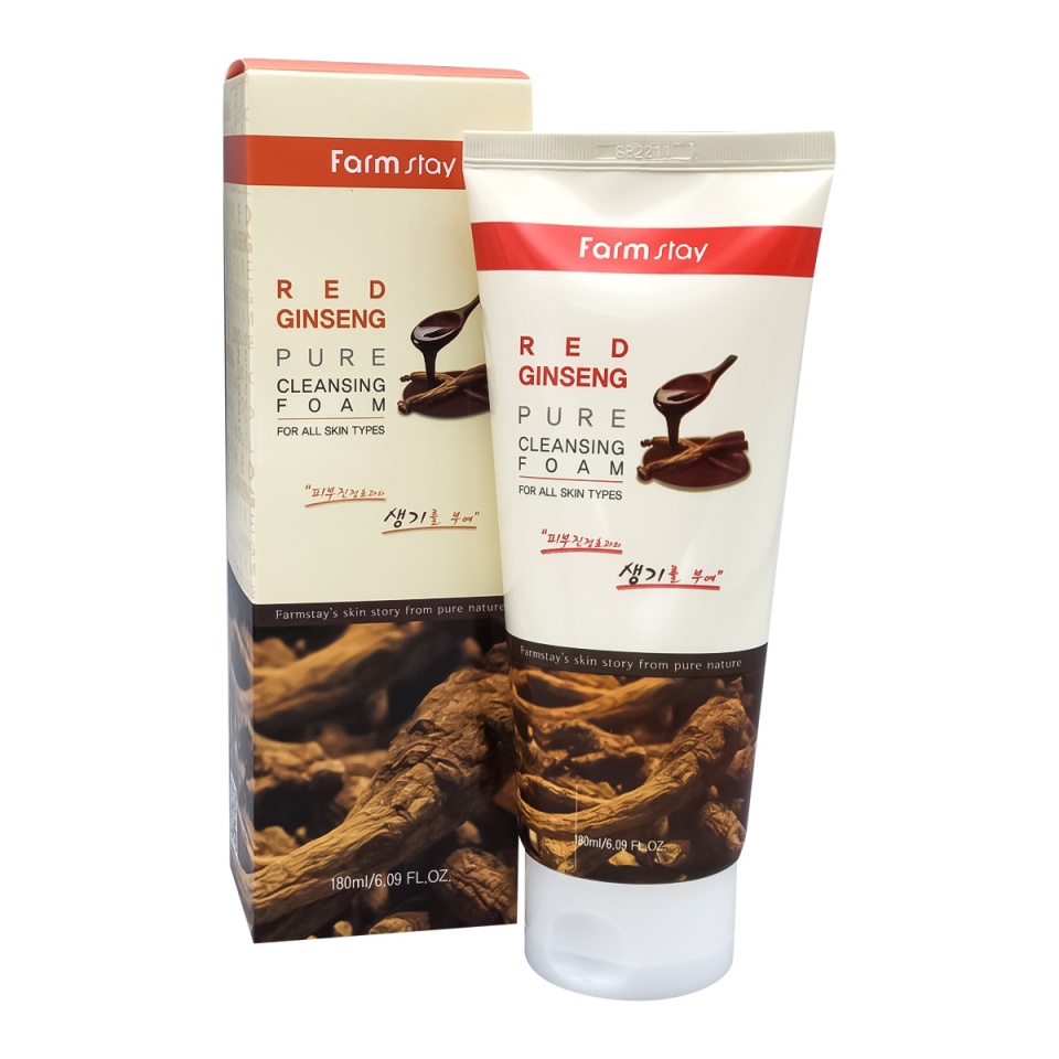 FarmStay Red Ginseng Pure Cleansing Foam