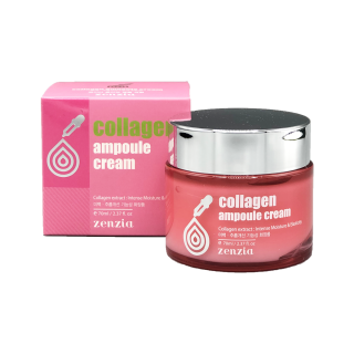 ZENZIA Collagen Ampoule Cream Крем для лица с коллагеном