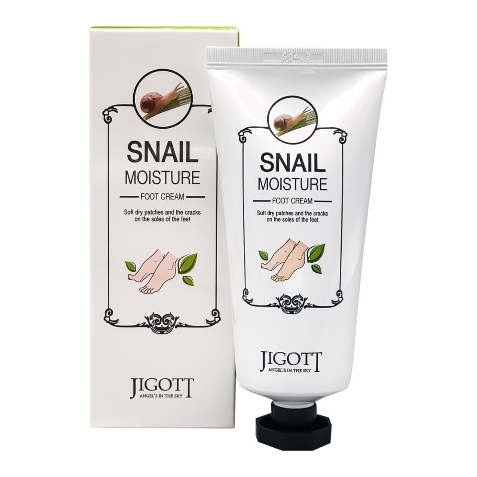 JIGOTT Snail Moisture Foot Cream