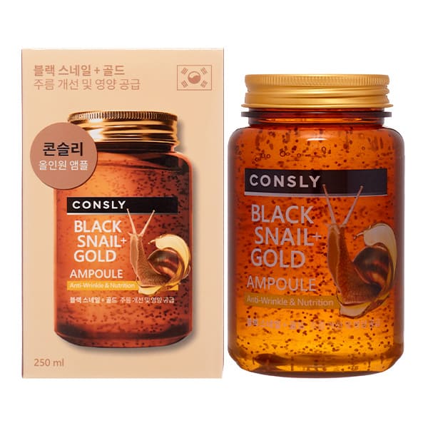 CONSLY Black Snail & 24K Gold All-in-One Ampoule