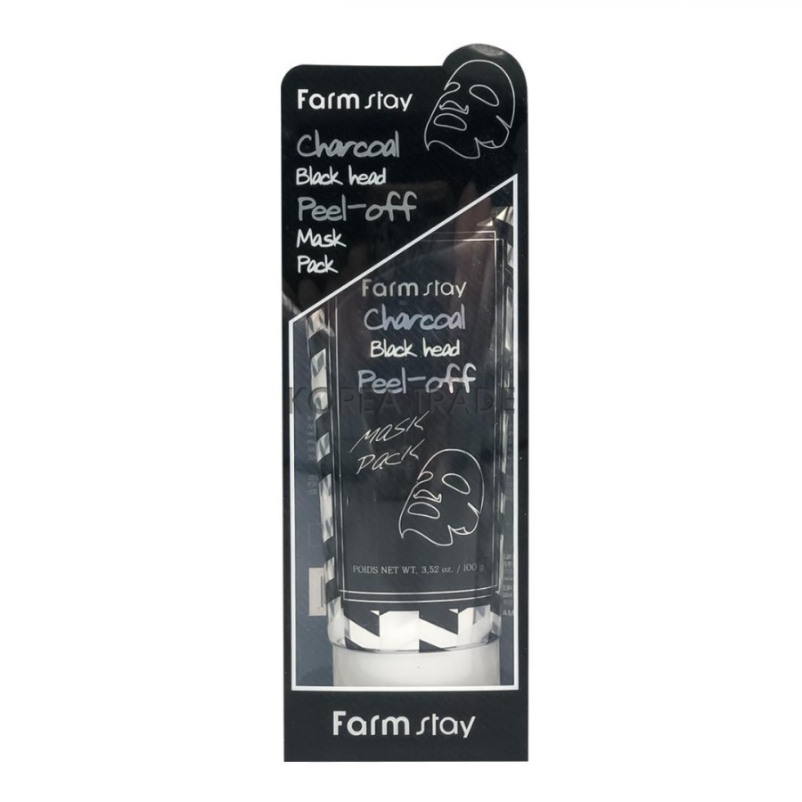 FarmStay Charcoal Black Head Peel-off Mask Pack -