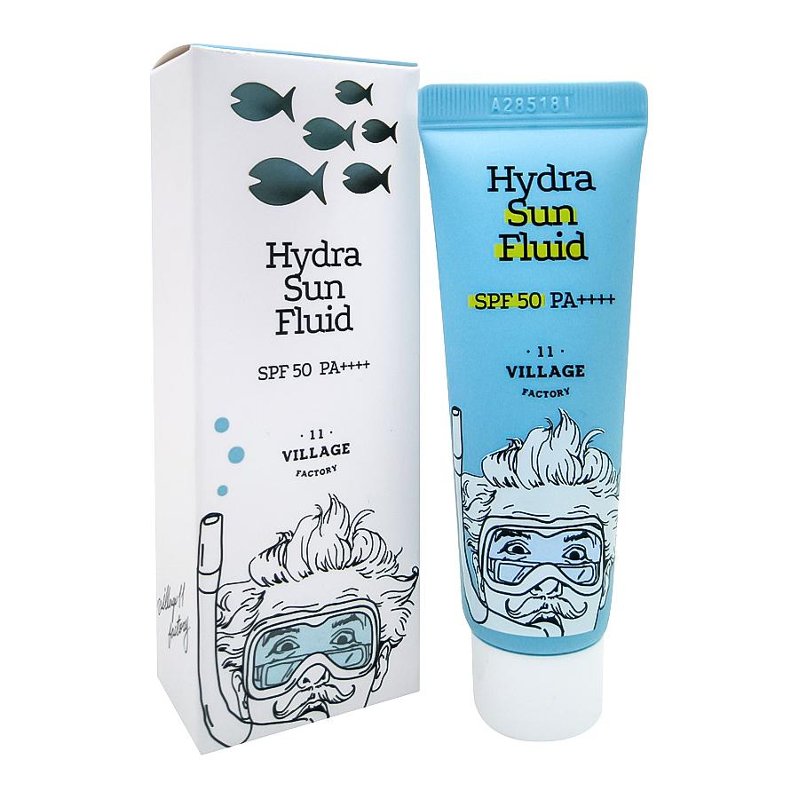 VILLAGE 11 FACTORY Hydra Sun Fluid SPF50 PA++++ -