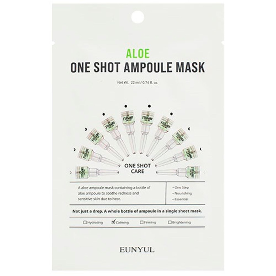 EUNYUL Aloe One Shot Ampoule Mask 22