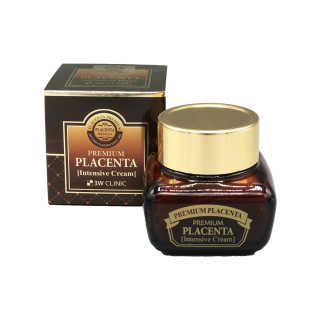 3W CLINIC Premium Placenta Intensive Cream Омолаживающая плацентарный крем для лица