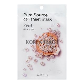 MISSHA Pure Source Cell Sheet Mask Pearl Тканевая маска для лица с жемчугом