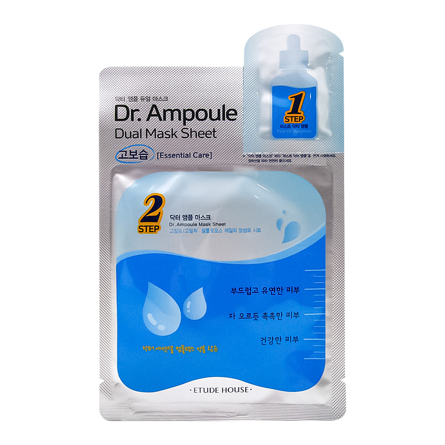 Etude House Dr. Ampoule Dual Mask Sheet Essential Care