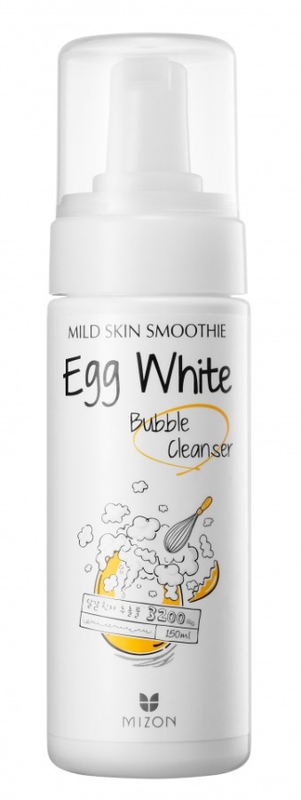 MIZON Mild Skin Smoothie Egg White Bubble Cleanser