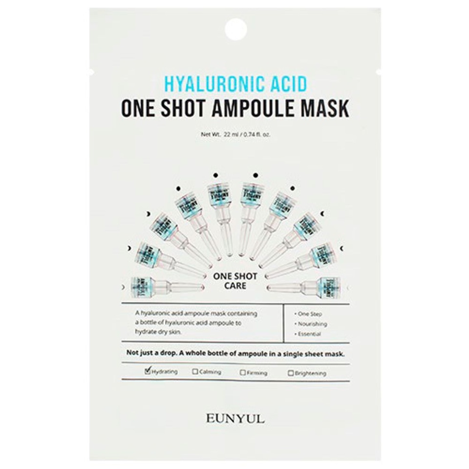 EUNYUL Hyaluronic Acid One Shot Ampoule Mask 22