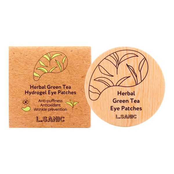 L.SANIC Herbal Green Tea Hydrogel Eye Patches