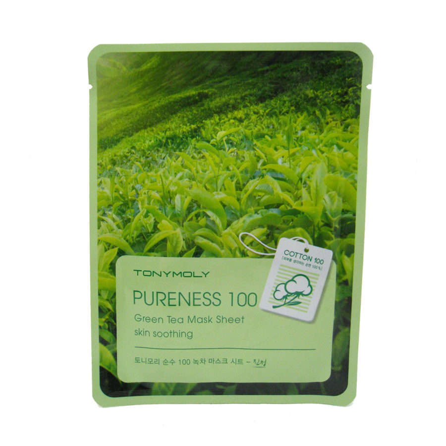TONYMOLY PURENESS 100 Green Tea Mask Sheet