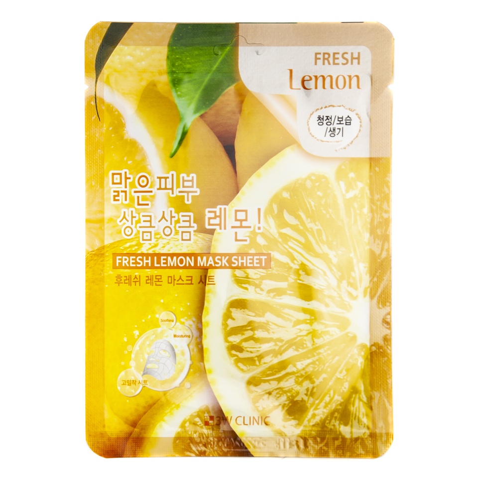 3W CLINIC Fresh Lemon Mask Sheet 23