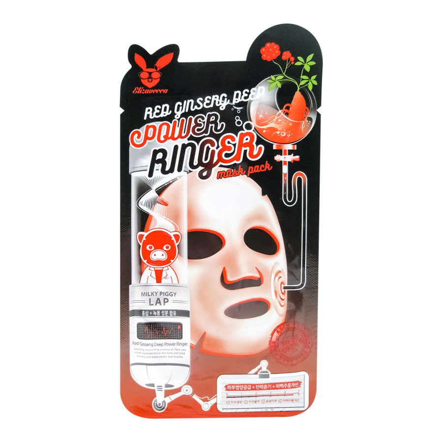 Elizavecca Power Ringer Mask Pack Red Ginseng Deep