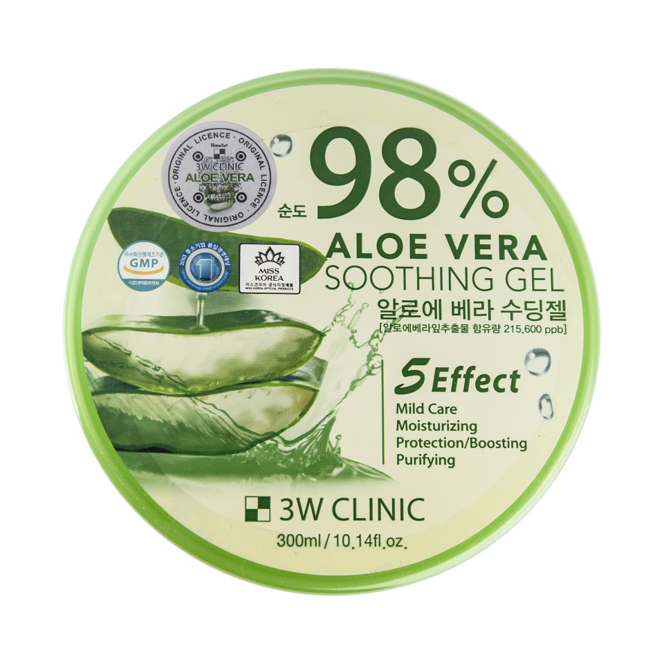 3W CLINIC 98% Aloe Vera Soothing Gel