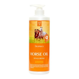 DEOPROCE HORSE OIL HYALURONE SHAMPOO Шампунь для волос с гиалуроновой кислотой и лошадиным жиром