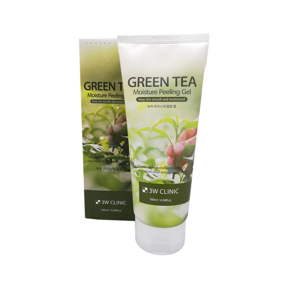 3W CLINIC Green Tea Moisture Peeling Gel