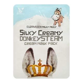 Elizavecca Milky Piggy Silky Creamy Donkey Steam Cream Mask Pack Тканевая маска для лица