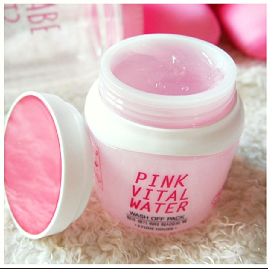 Etude House Pink Vital Water Wash Off Pack – персиковое наслаждение 