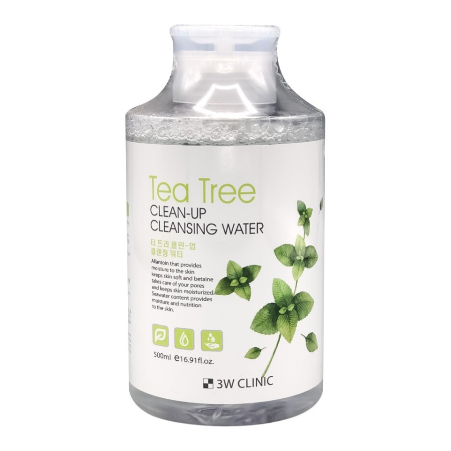 3W CLINIC Tea Tree Clean-Up Cleansing Water