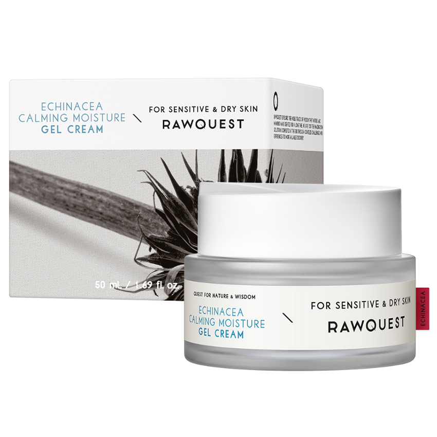 RAWQUEST ECHINACEA CALMING MOISTURE GEL CREAM -