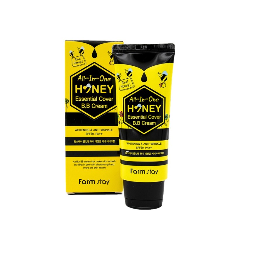 FarmStay All-In-One Honey Essential Cover B.B Cream SPF 30/PA++ SPF 30/PA+