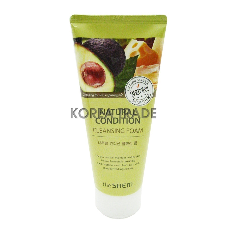 Saem Natural Condition Cleansing Foam [Nourishing] AVOCADO&CHEESE