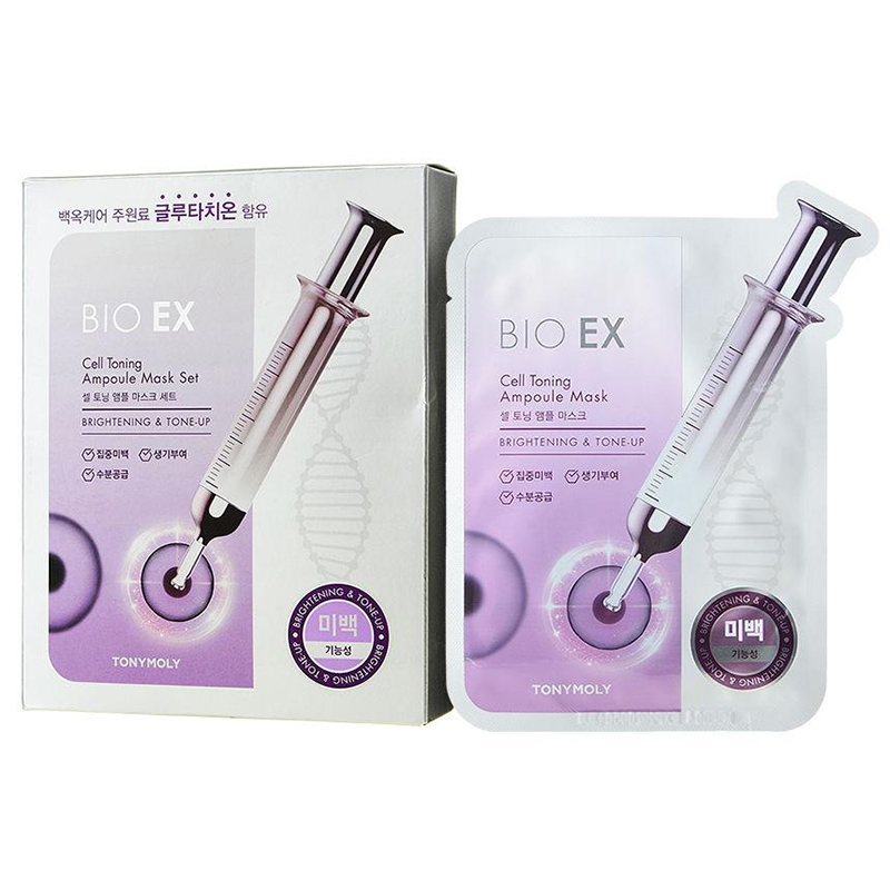 TONYMOLY BIO EX CELL TONING AMPOULE MASK 30