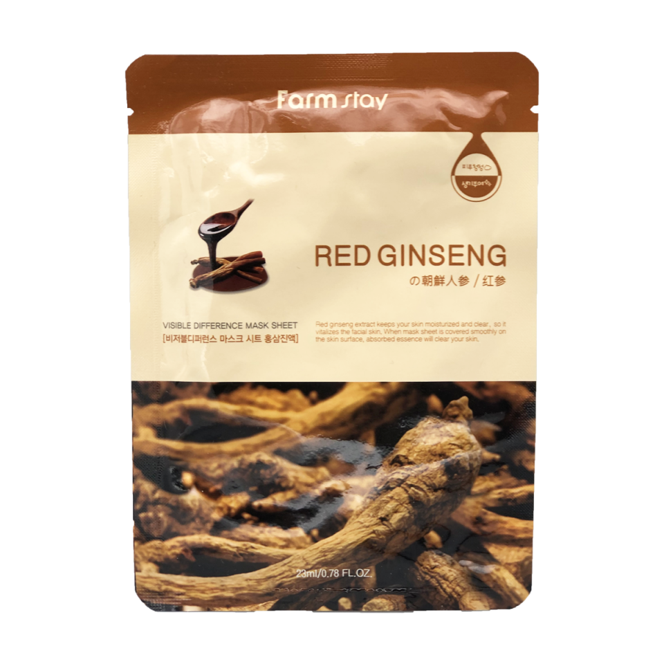 FarmStay Visible Difference Mask Sheet Red Ginseng