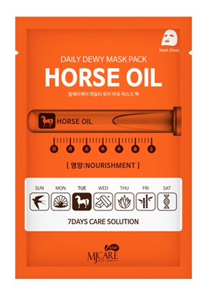 MJCARE DEWY HORSE OIL MASK PACK (Renewal Version) c оптом