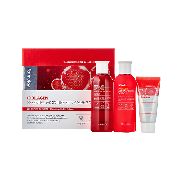 FarmStay Collagen Essential Moisture Skin Care 3 set : , ,