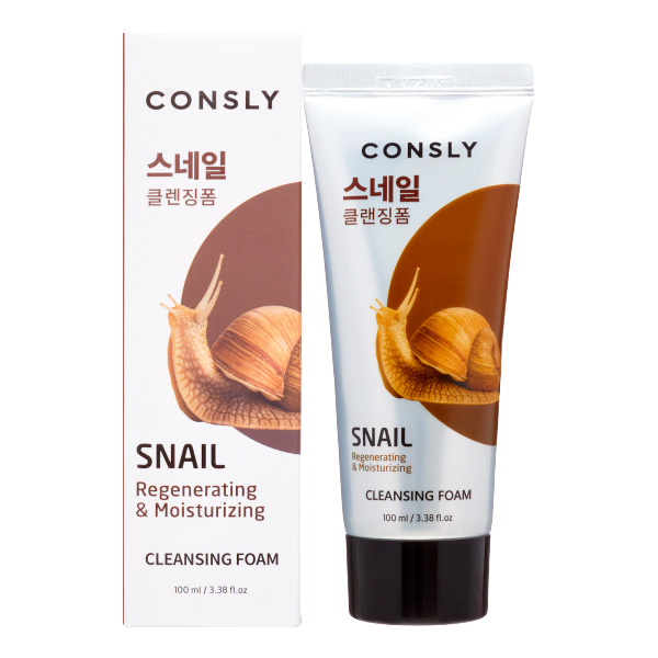 CONSLY Snail Mucus Regenerating Creamy Cleansing Foam