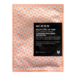 MIZON Enjoy Vital Up Time Anti Wrinkle Mask Маска листовая для лица антивозрастная 