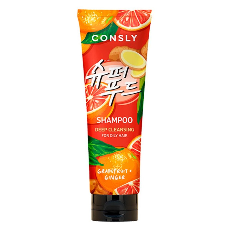 CONSLY Grapefruit & Ginger Shampoo for Deep Cleansing & Freshness