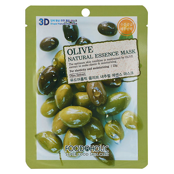 FOODAHOLIC NATURAL ESSENCE MASK #OLIVE 3D 23