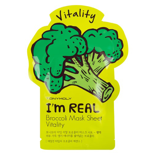 TONY MOLY I’m Real Broccoli Mask Sheet Vitality – экстракт брокколи для питания вашей кожи 