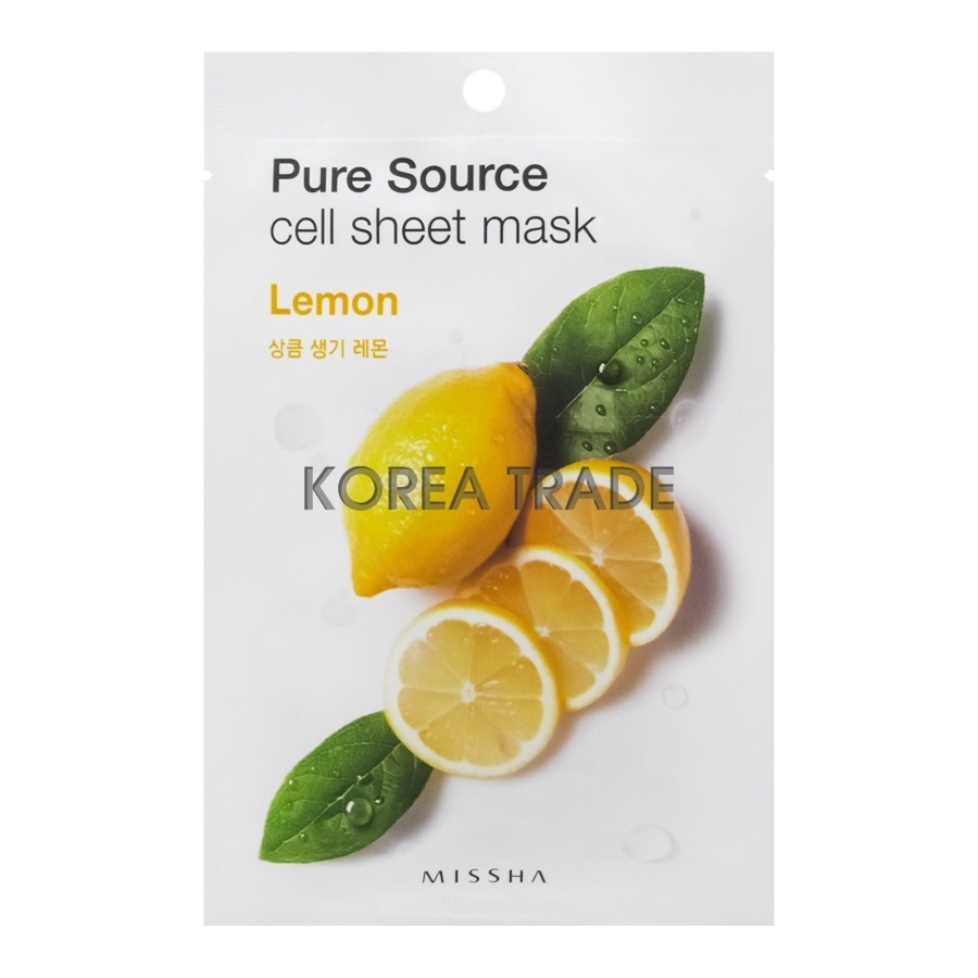 MISSHA Pure Source Cell Sheet Mask Lemon