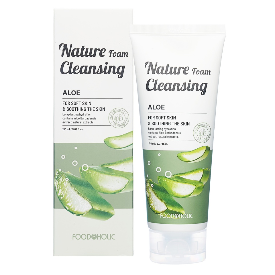 FOODAHOLIC NATURE FOAM CLEANSING #ALOE