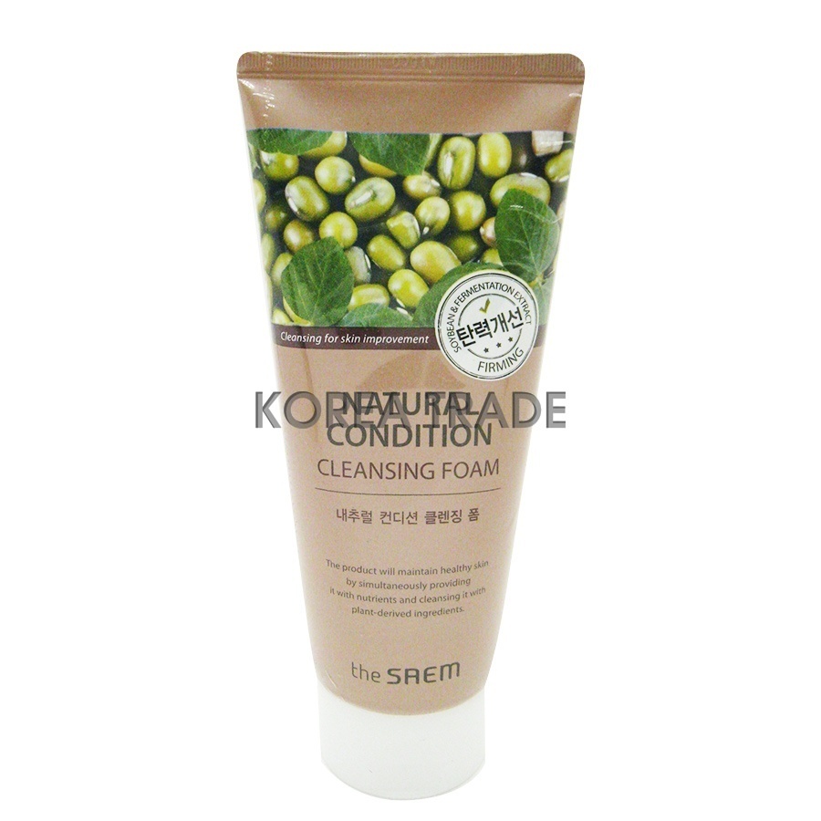 Saem Natural Condition Cleansing Foam [Firming] SOYBEAN&FERMENTATION EXTRACT