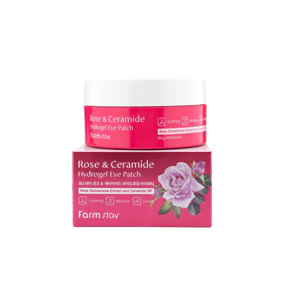 FarmStay Rose & Ceramide Hydrogel Eye Patch