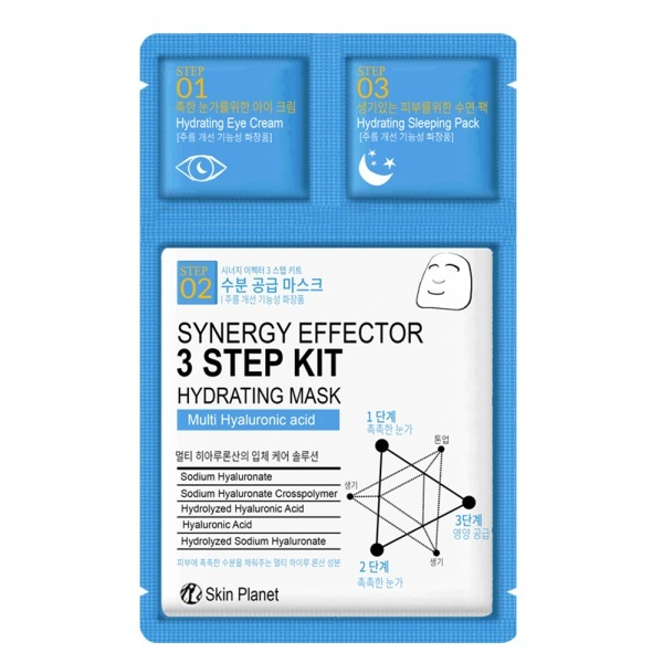SKIN PLANET SYNERGY EFFECTOR 3STEP KIT-HYDRATING MASK : , ,