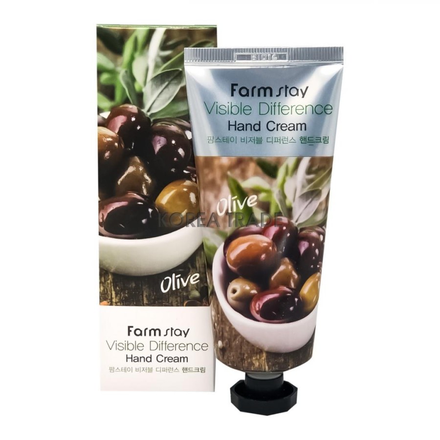 FarmStay Visible Difference Hand Cream Olive