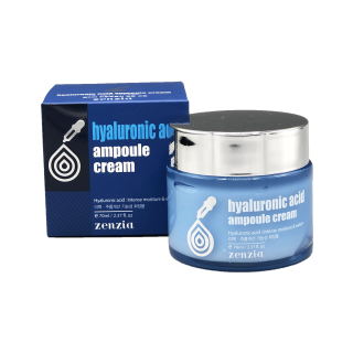 ZENZIA Hyaluronic Acid Ampoule Cream Увлажняющий крем для лица с гиалуроновой кислотой