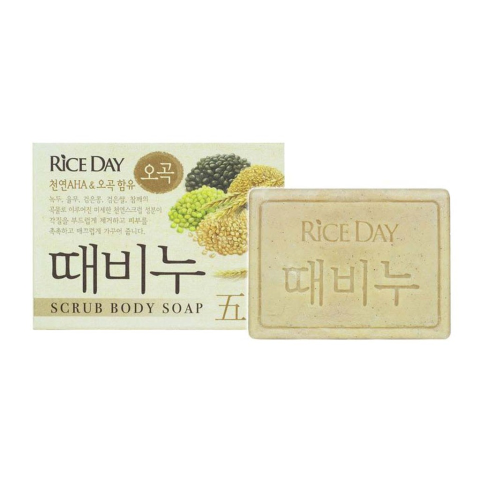 LION Scrub body soap five grains - " " 100