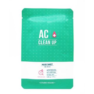 Etude House AC Clean Up Mask Sheet Очищающая маска для проблемной кожи